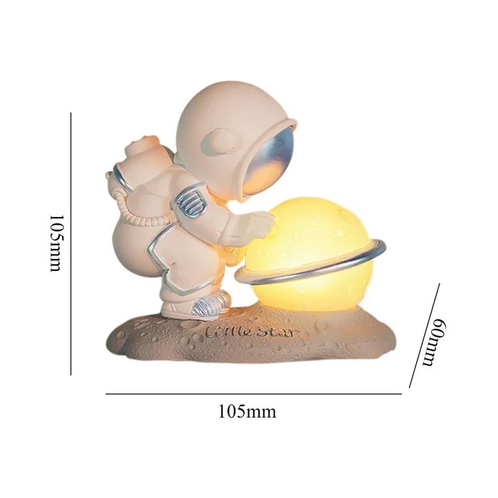 Lampara De Mesa Noche Astronauta